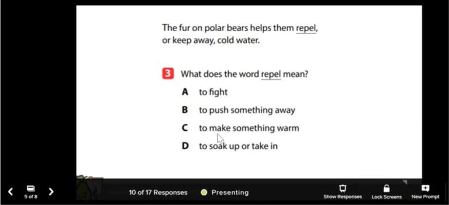 about our school, example lesson
